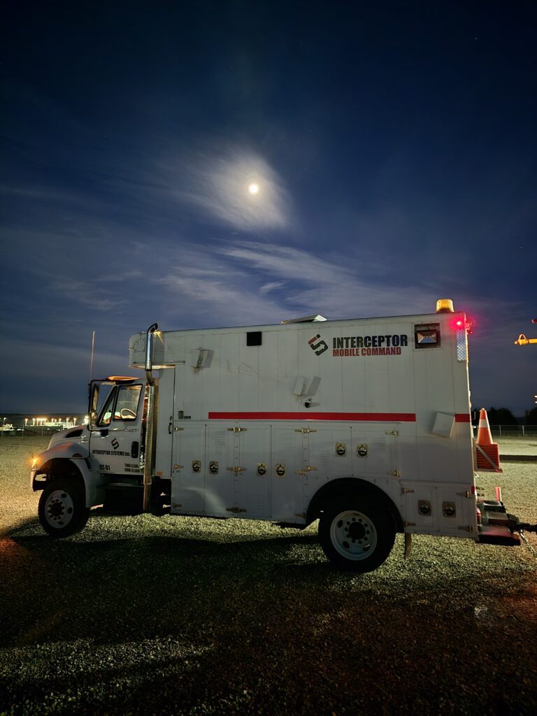 Interceptor Systems Provides Command Truck Services.