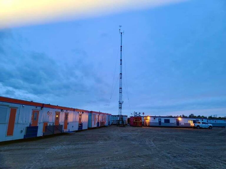 Interceptor Systems 110' Mobile Tower Installation.